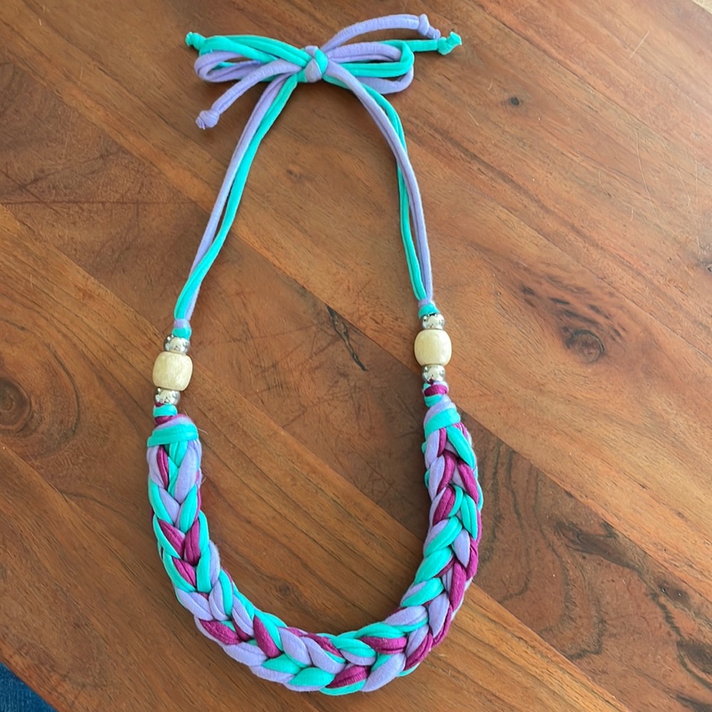 Designer Textile Necklace